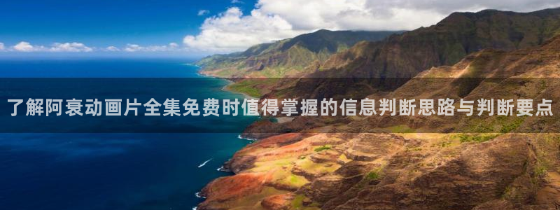 omofun新作推荐：了解阿衰动画片全集免费时值得掌握的信息判断思路与判断要点配图
